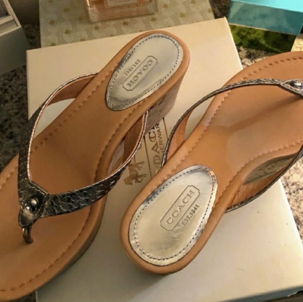 COACH Platform Sandals